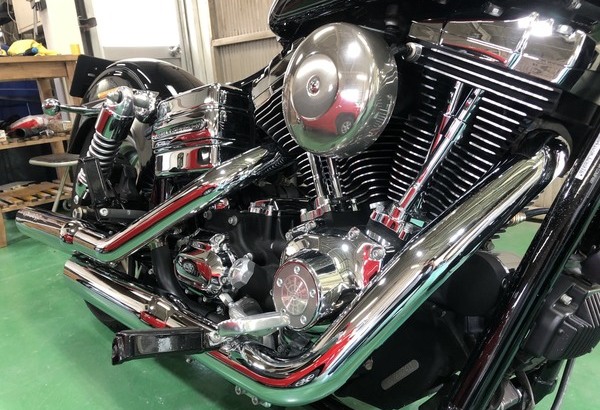 Harley Davidson ガラスコーティング+Gem Xのサムネイル